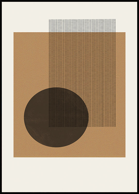 Geometrisches Harmonie-Poster
