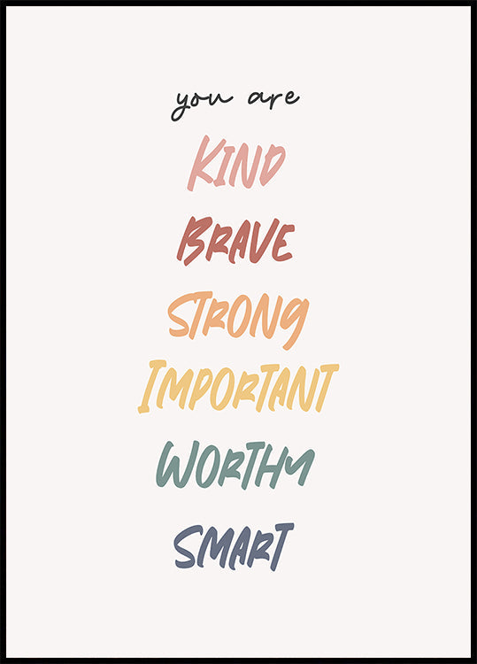 Affirmation Plakat