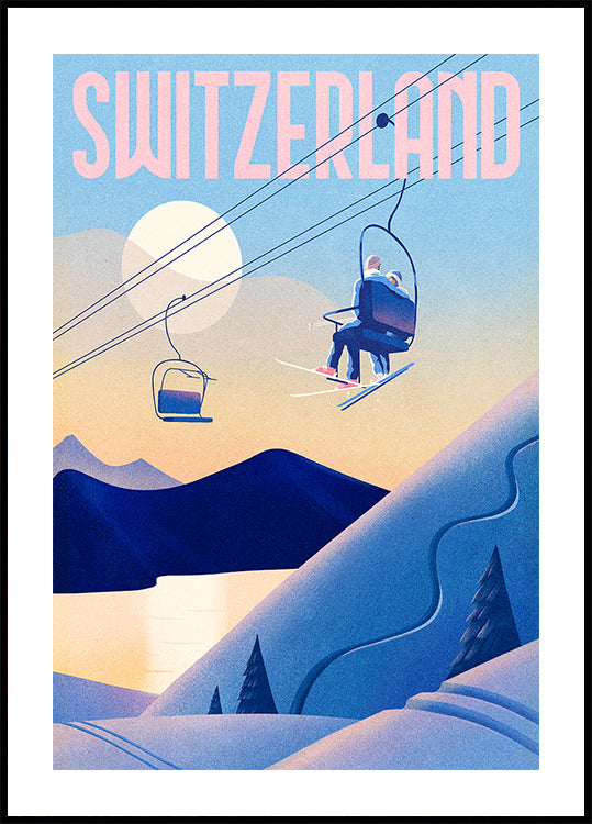 Ski Schweiz Poster