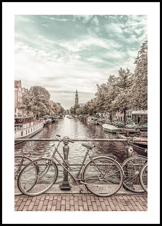 Typisch Amsterdam | Poster im urbanen Vintage-Stil