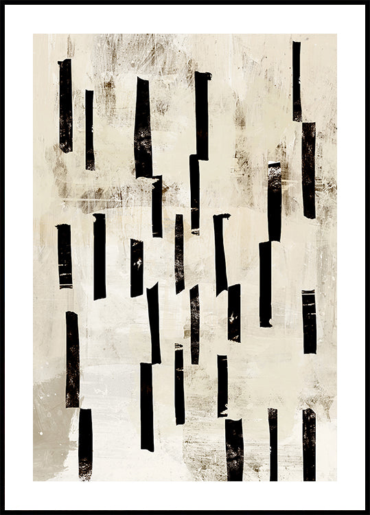 Poster mit minimalen Linien