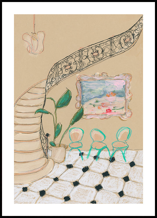 Museumstag in Paris Poster