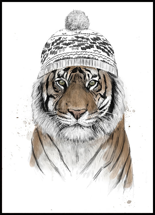 Siberian tiger Plakat
