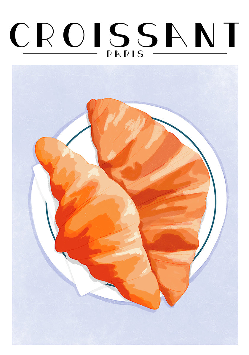 Croissant - Paris-Poster