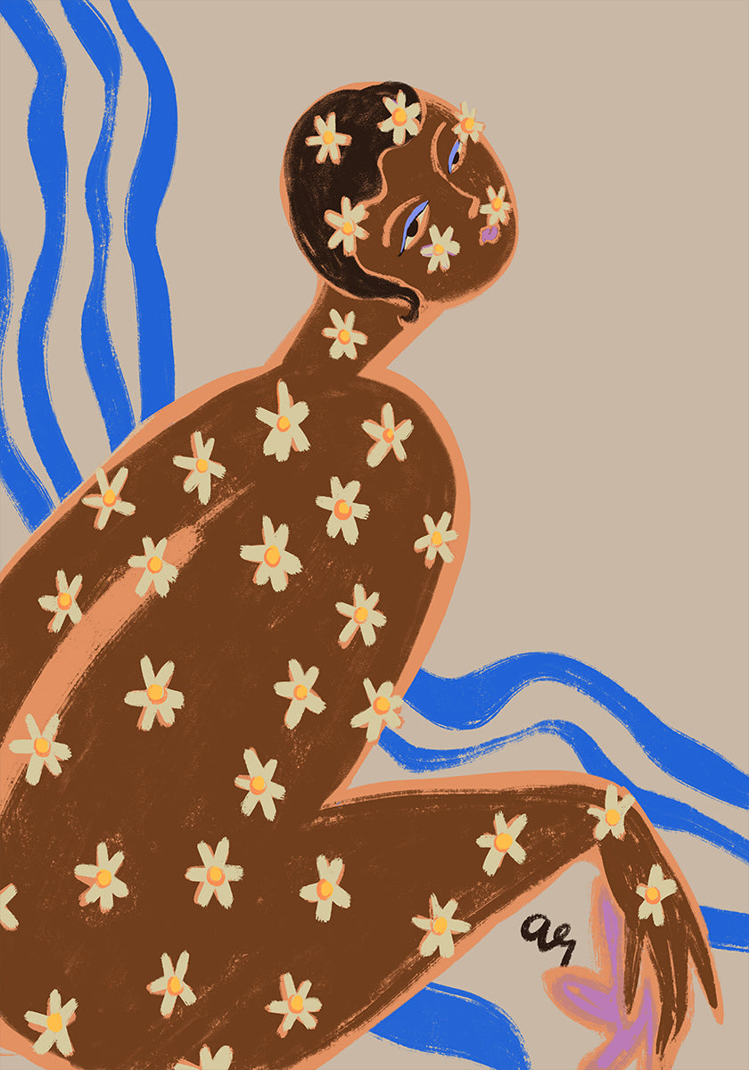 Blühendes Gänseblümchen-Poster