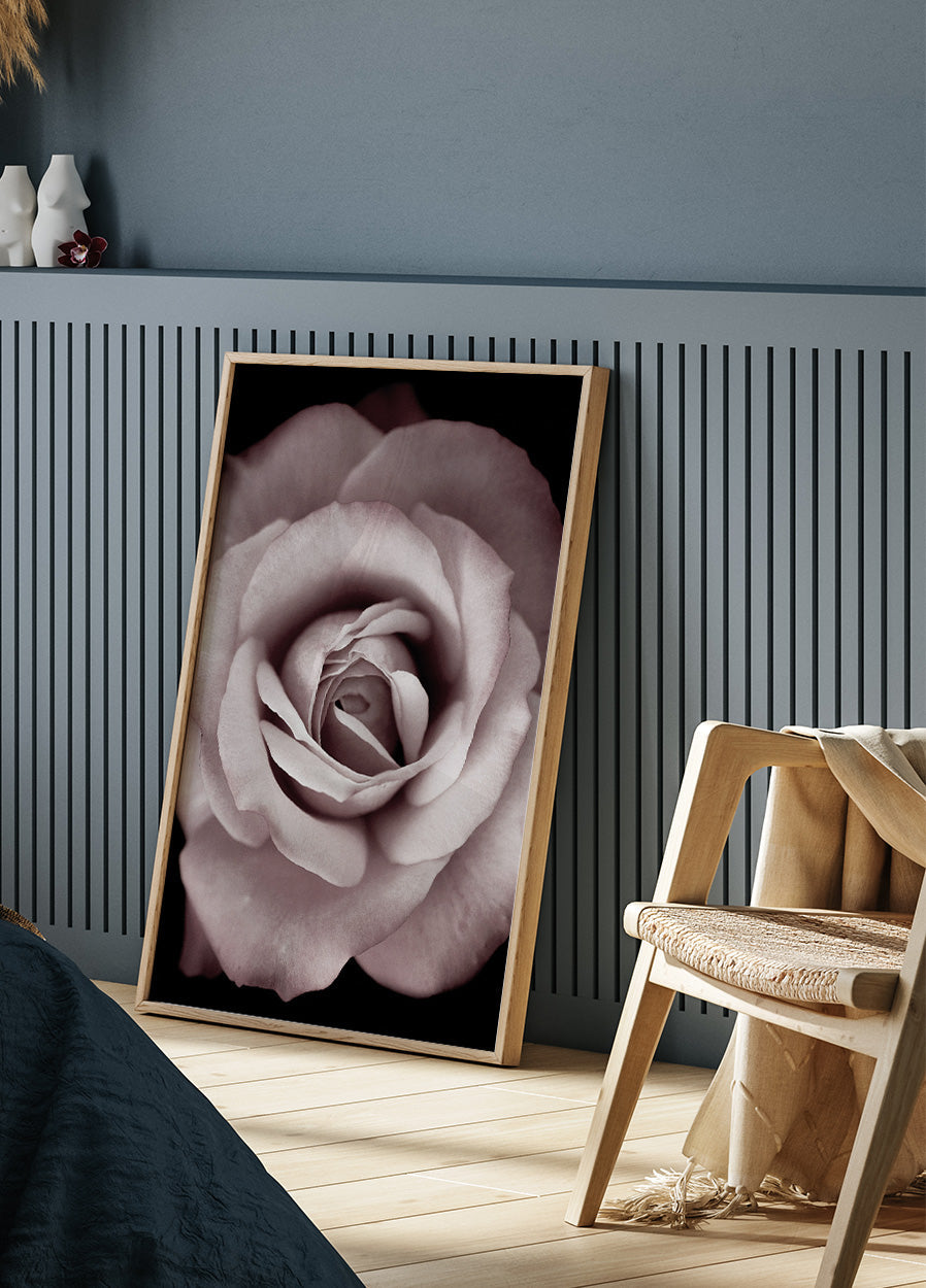 Pink Rose Plakat - Posterbox.dk
