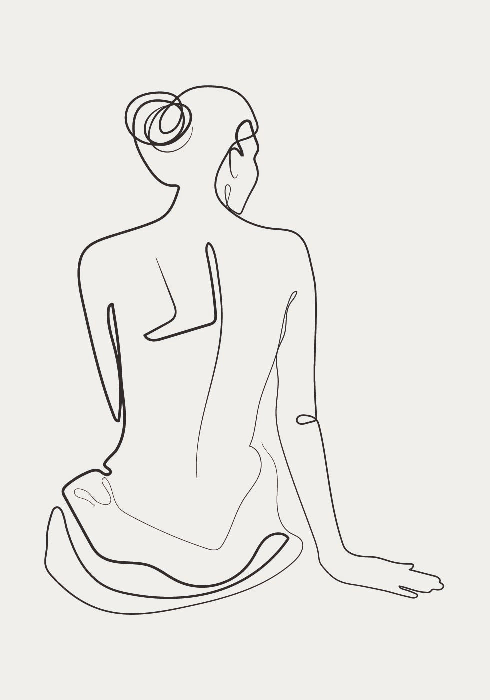 Shapes Line Art No. 1 Plakat - Posterbox.dk