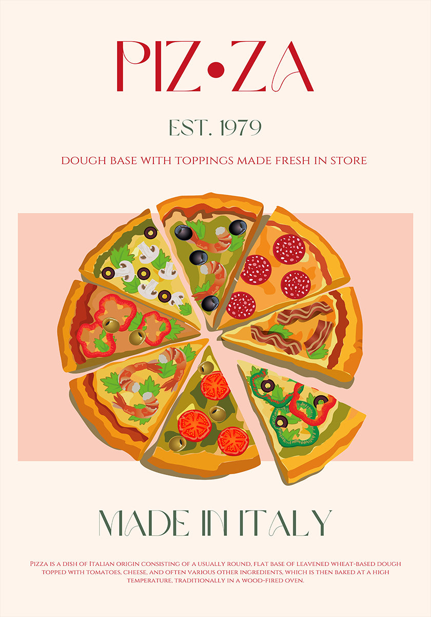 Slices of Italy Plakat