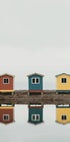Three Cute Building in Cavendish, Canada Plakat - Posterbox.dk