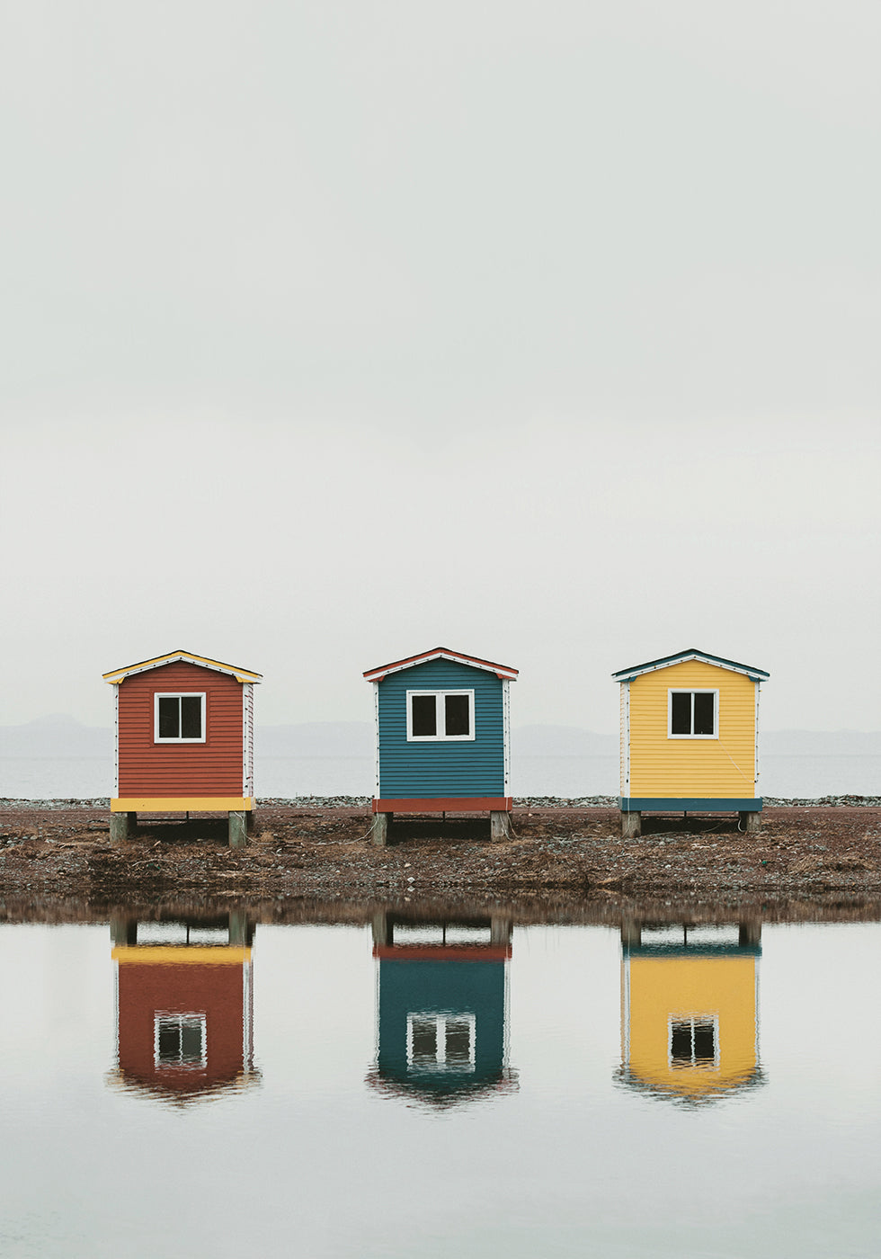 Three Cute Building in Cavendish, Canada Plakat - Posterbox.dk