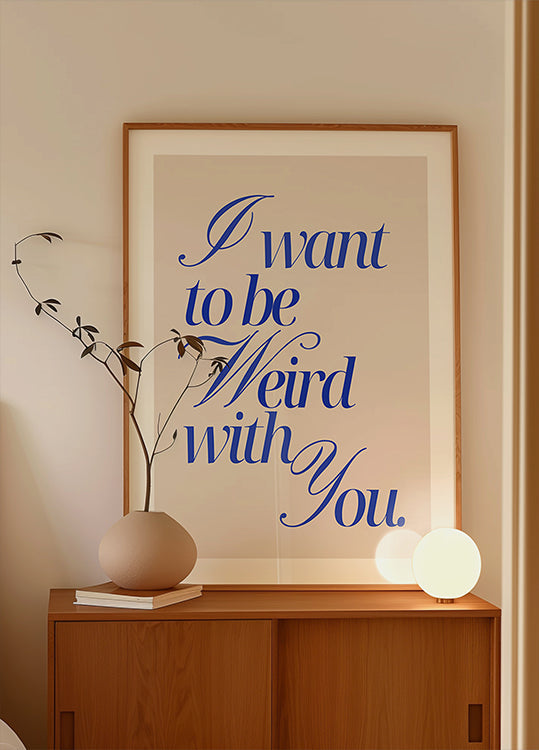 Weird With You, blau (NEU)