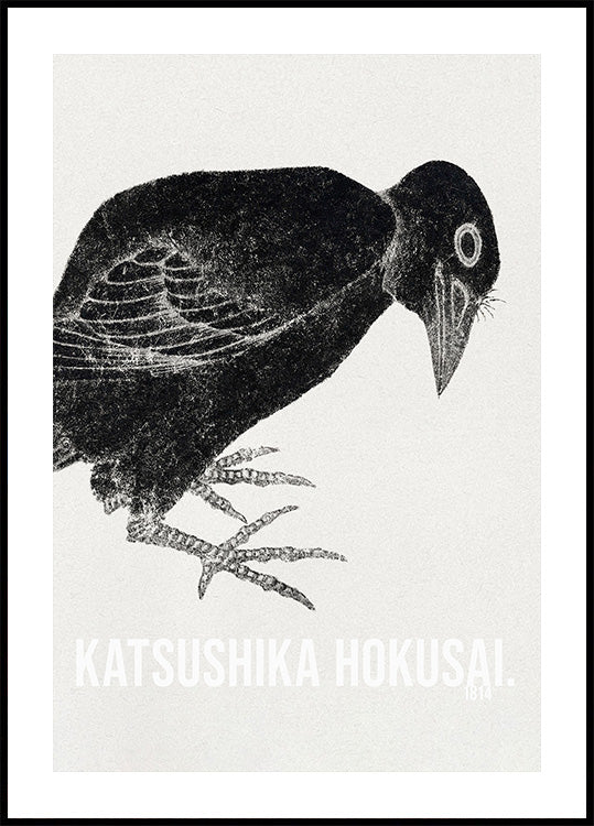 Katsushika Hokusai's Bird 1814 (NEW) - Posterbox