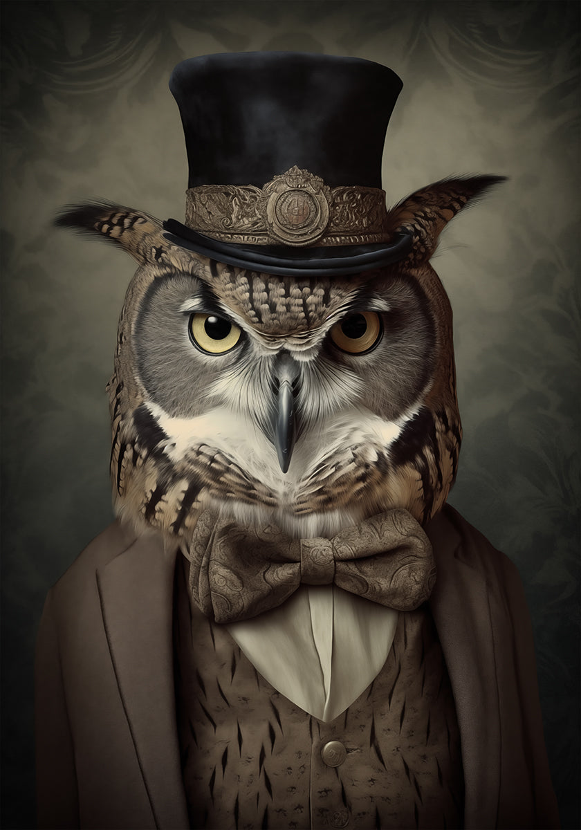 Owl Portrait (NEW) - Posterbox