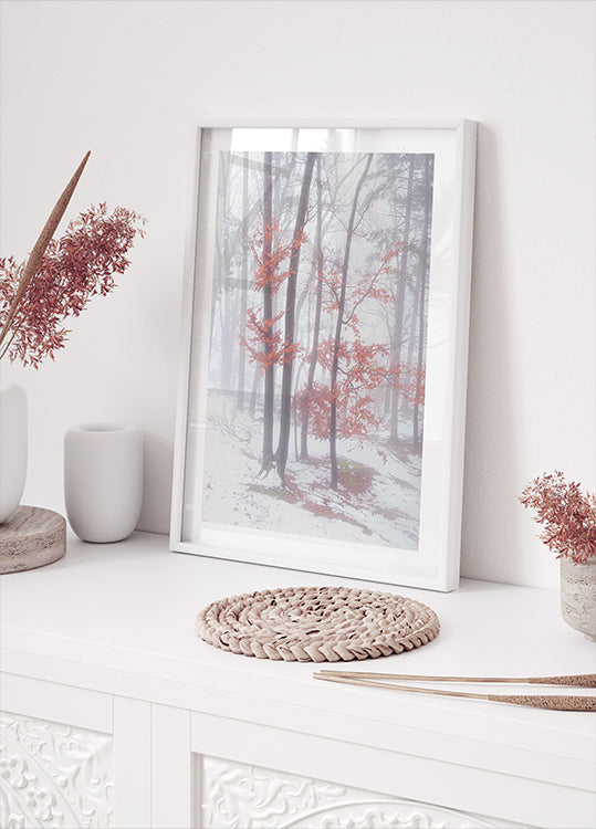Autumnal snow Plakat - Posterbox