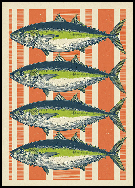 Four Fishes (NEW) - Posterbox