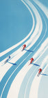 Four Skiers Plakat - Posterbox