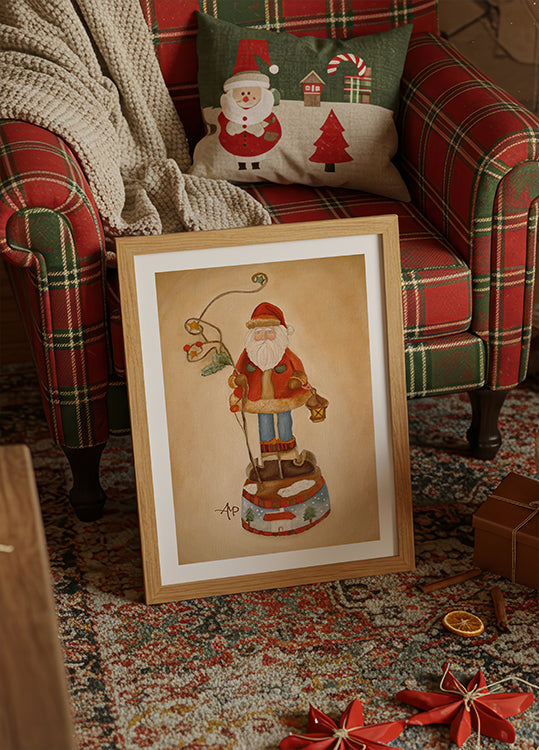 Santa Is Coming Plakat - Posterbox