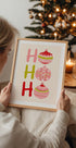 HoHoHo Cheerful little Christmas Illustration Plakat - Posterbox