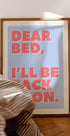 Letter to My Bed Plakat - Posterbox