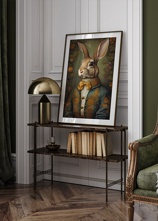 Regal Rabbit Portrait (NEW) - Posterbox