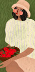 Woman with Strawberries Plakat - Posterbox