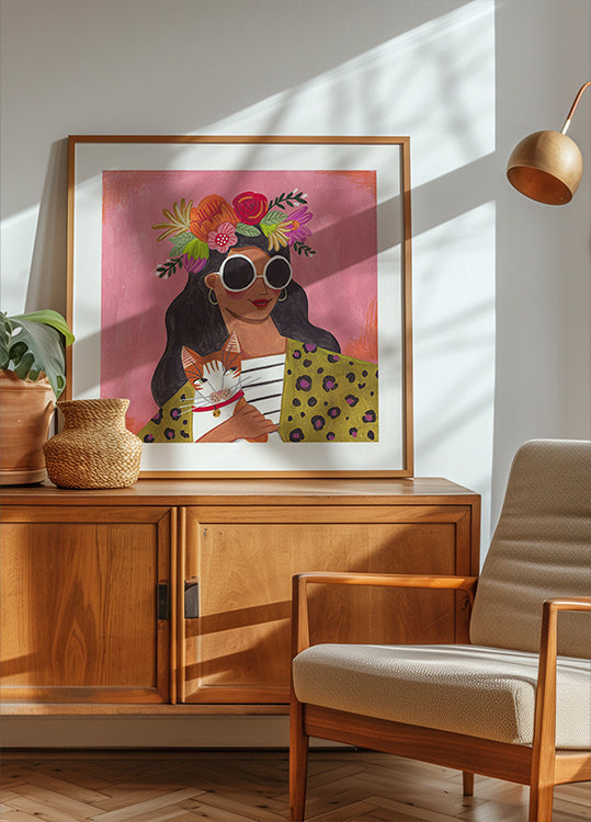 Cat lady Plakat - Posterbox