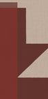 Red Geometric Composition Plakat - Posterbox