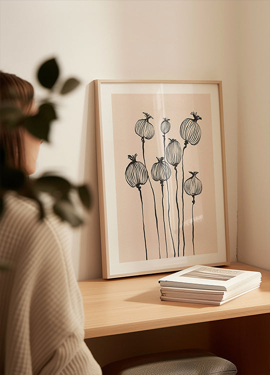 Poppy Pods Plakat - Posterbox
