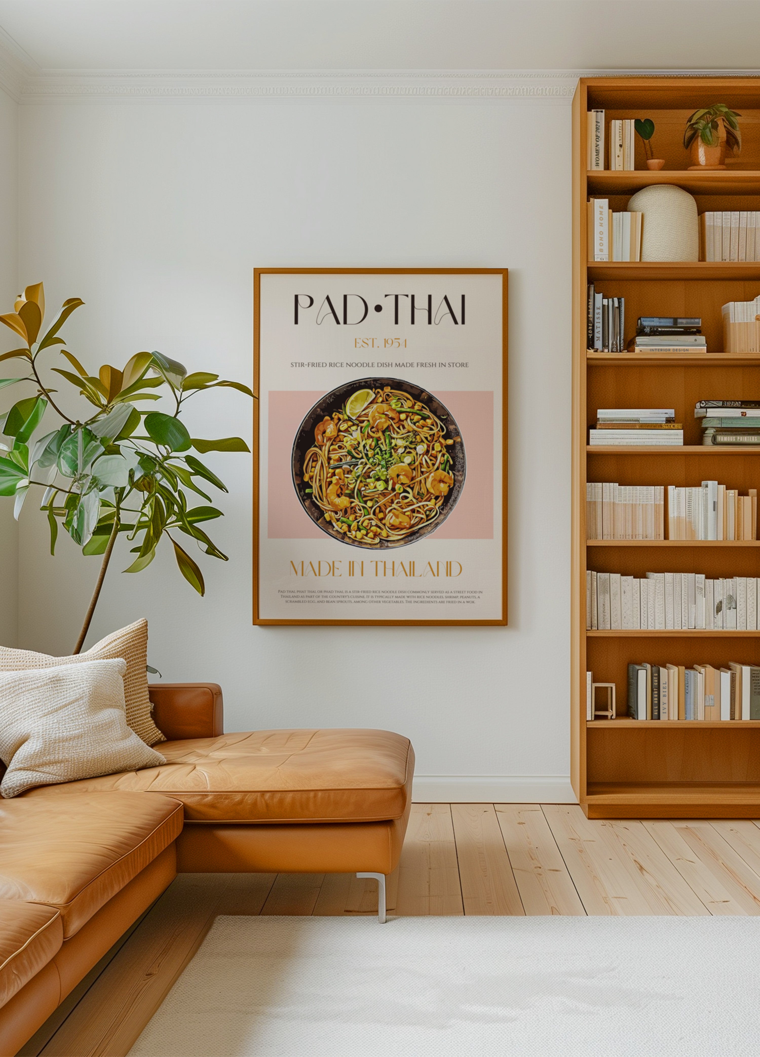 Klassische Pad-Thai-Nudeln