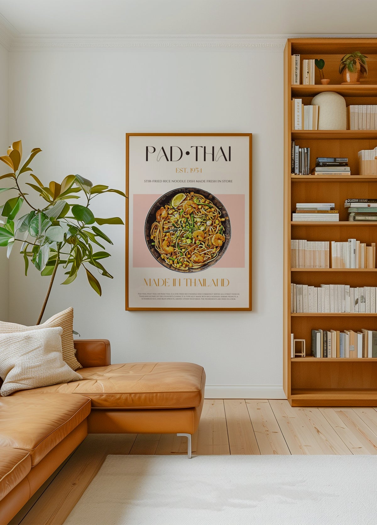 Klassische Pad-Thai-Nudeln