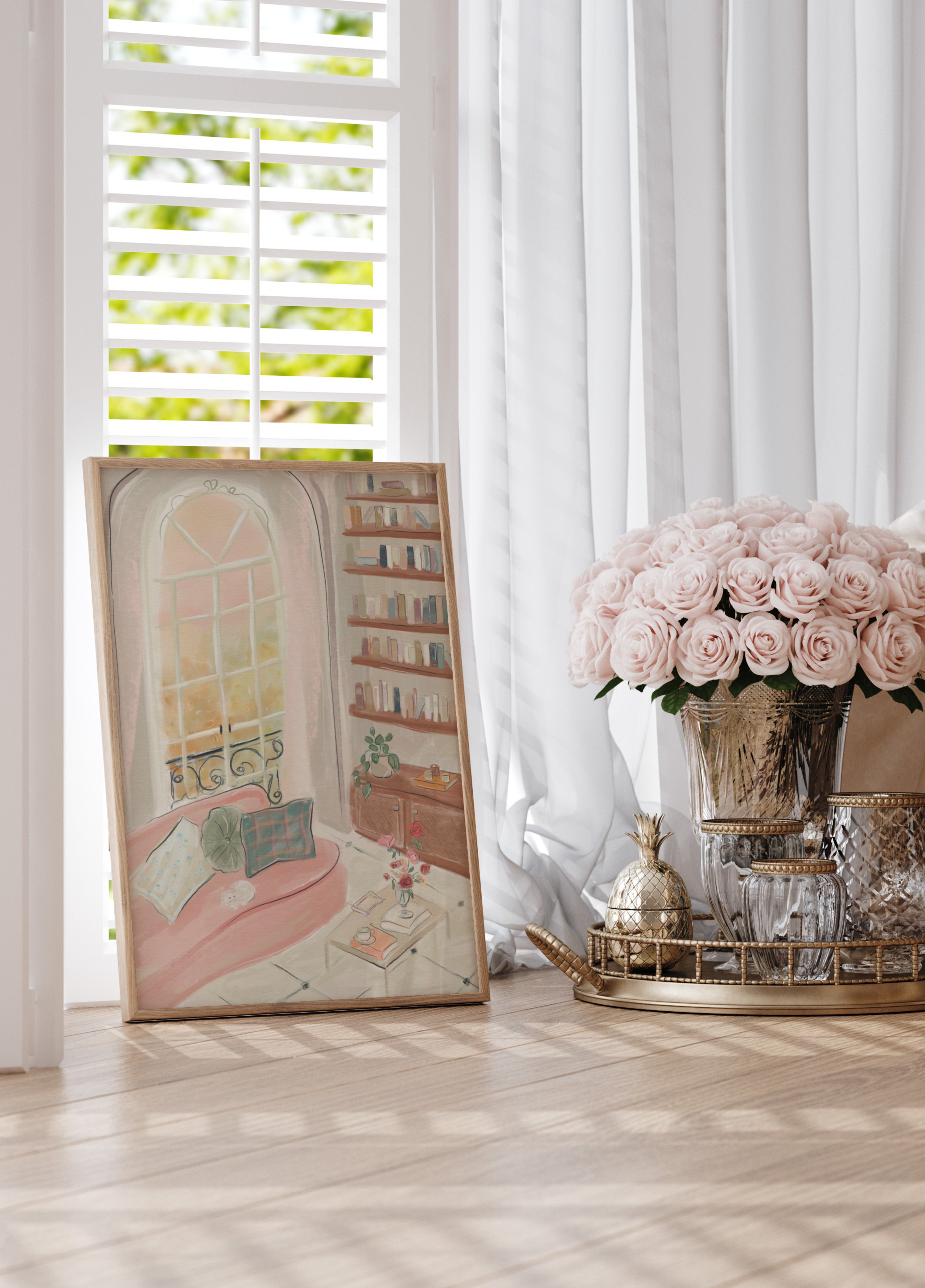Cozy Reading Nook - Posterbox
