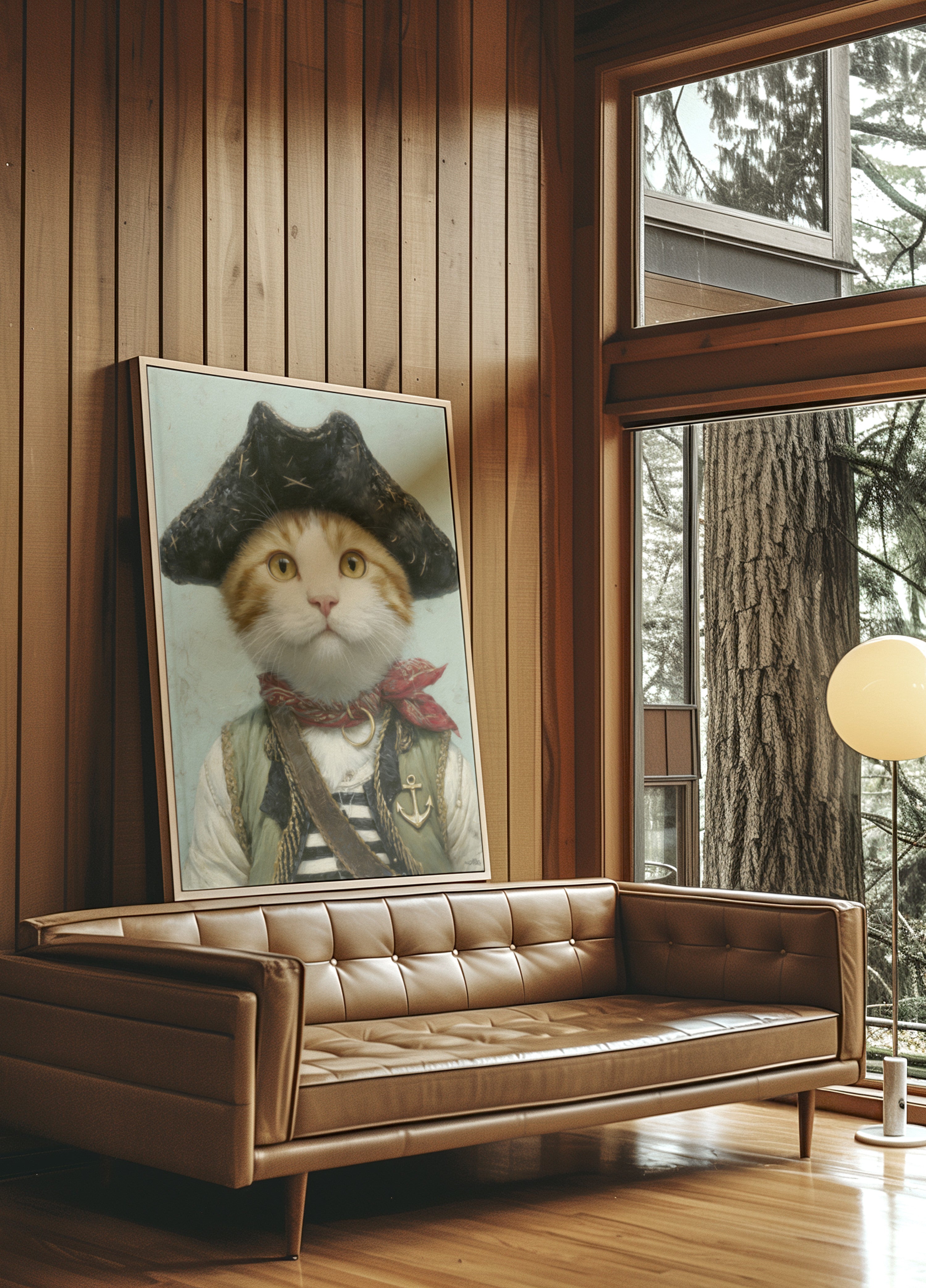 Feline Pirate Captain - Posterbox