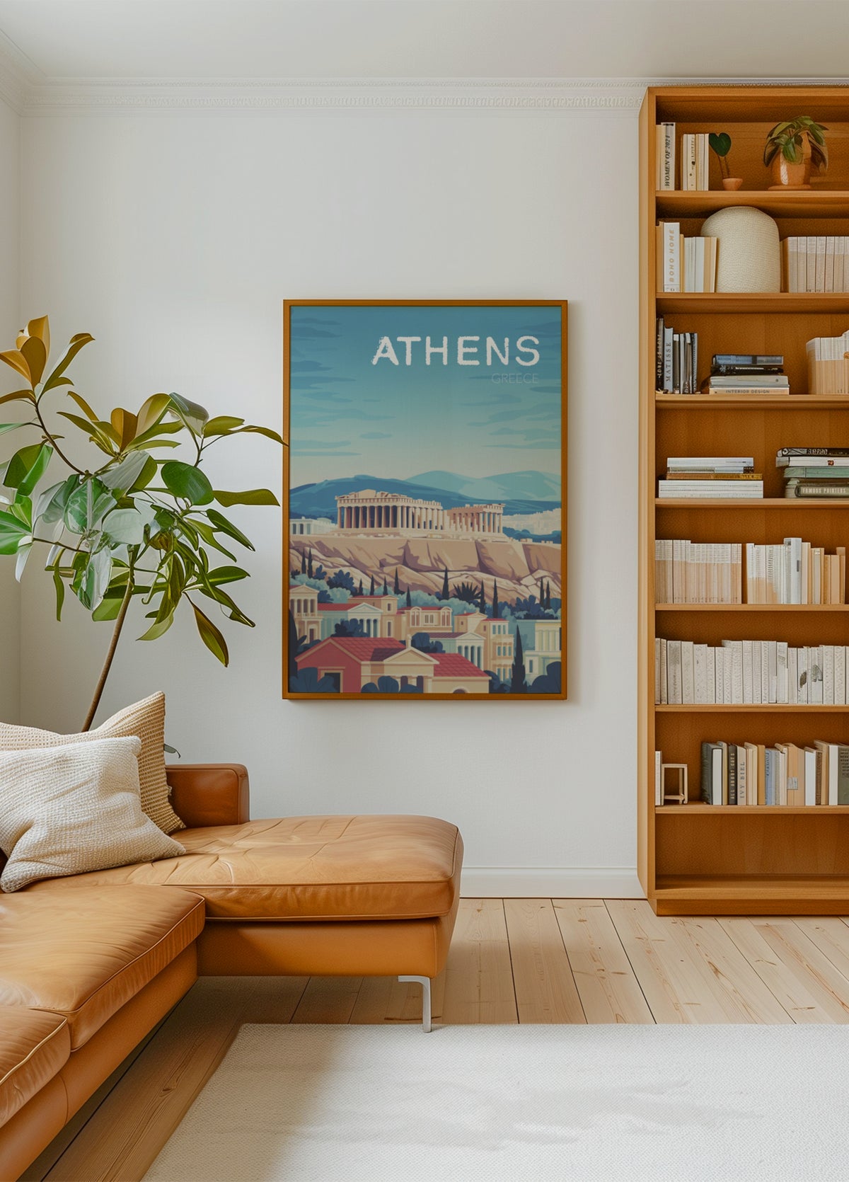 Blick auf die Akropolis von Athen