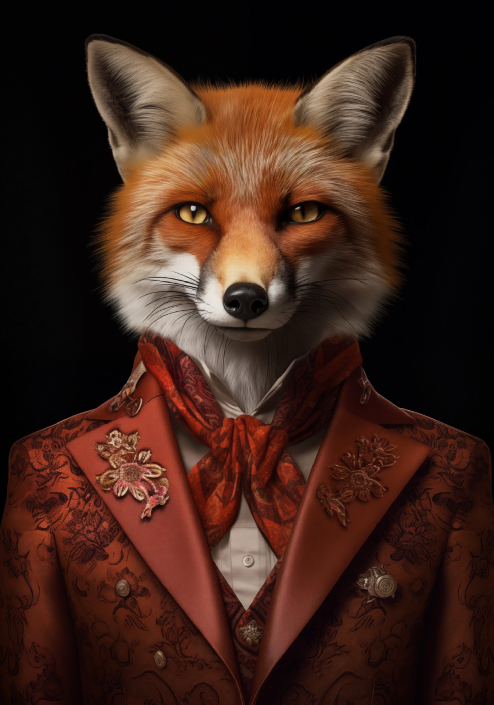 Eleganter Rotfuchs