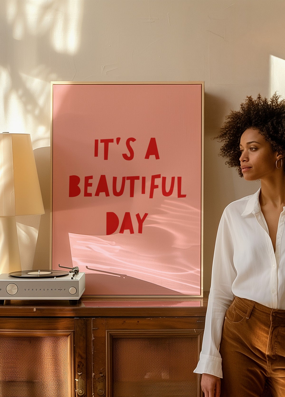 Beautiful Day Quote - Posterbox