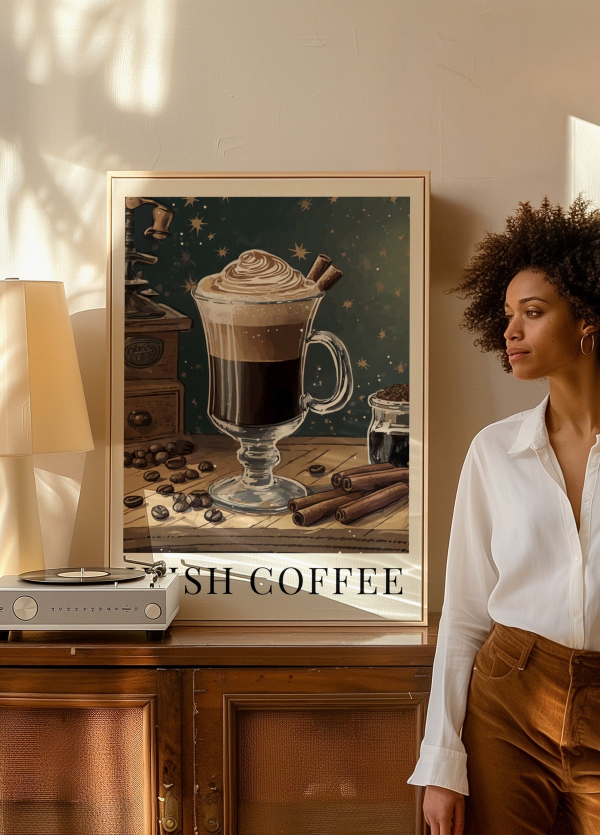 Gemütlicher irischer Kaffee