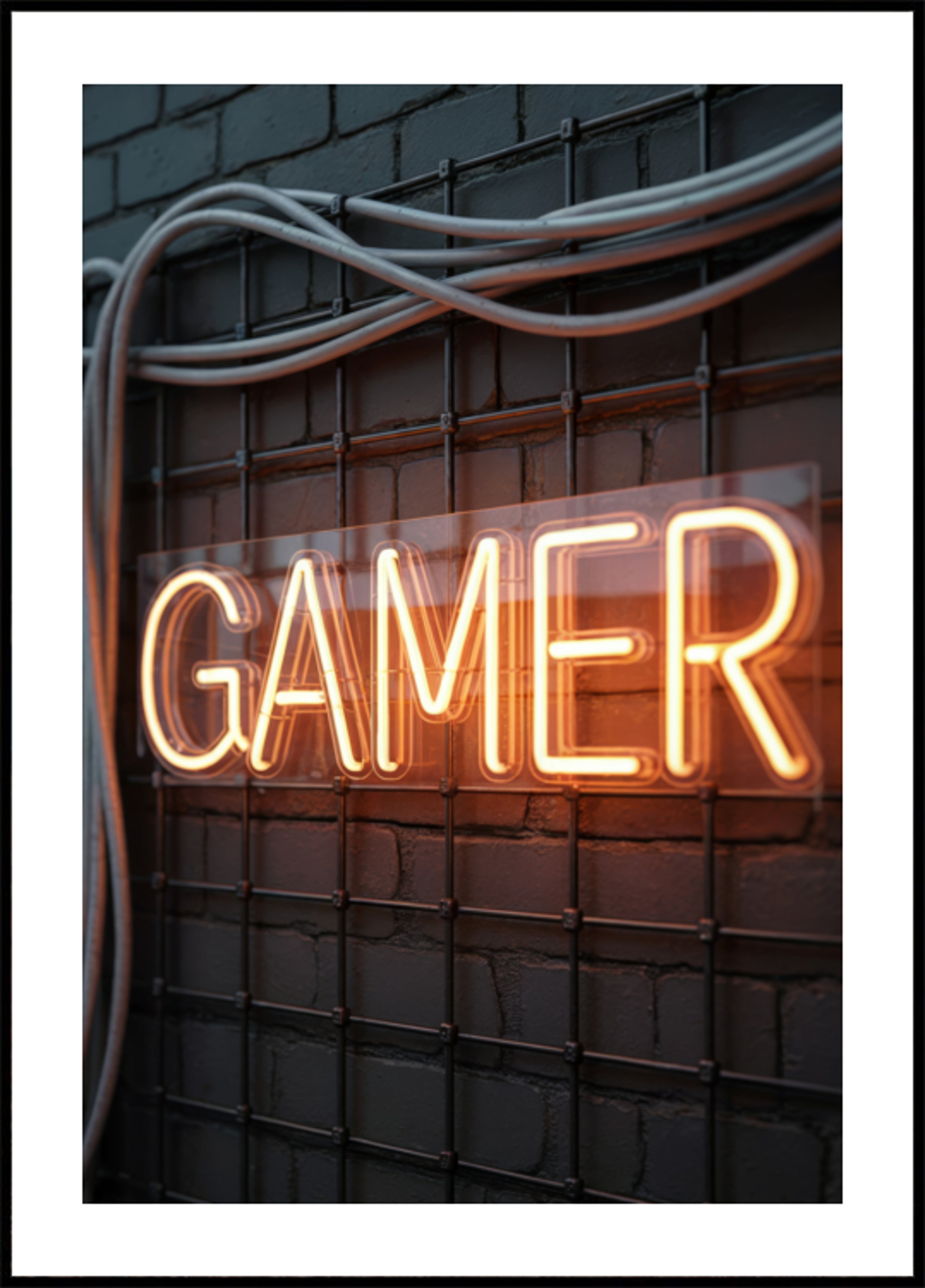 Gamer-Leuchtreklame