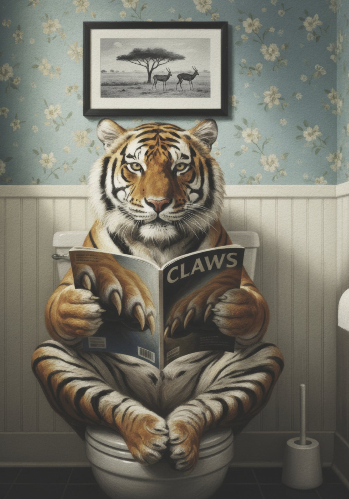 Skurrile Tiger-Lesekrallen