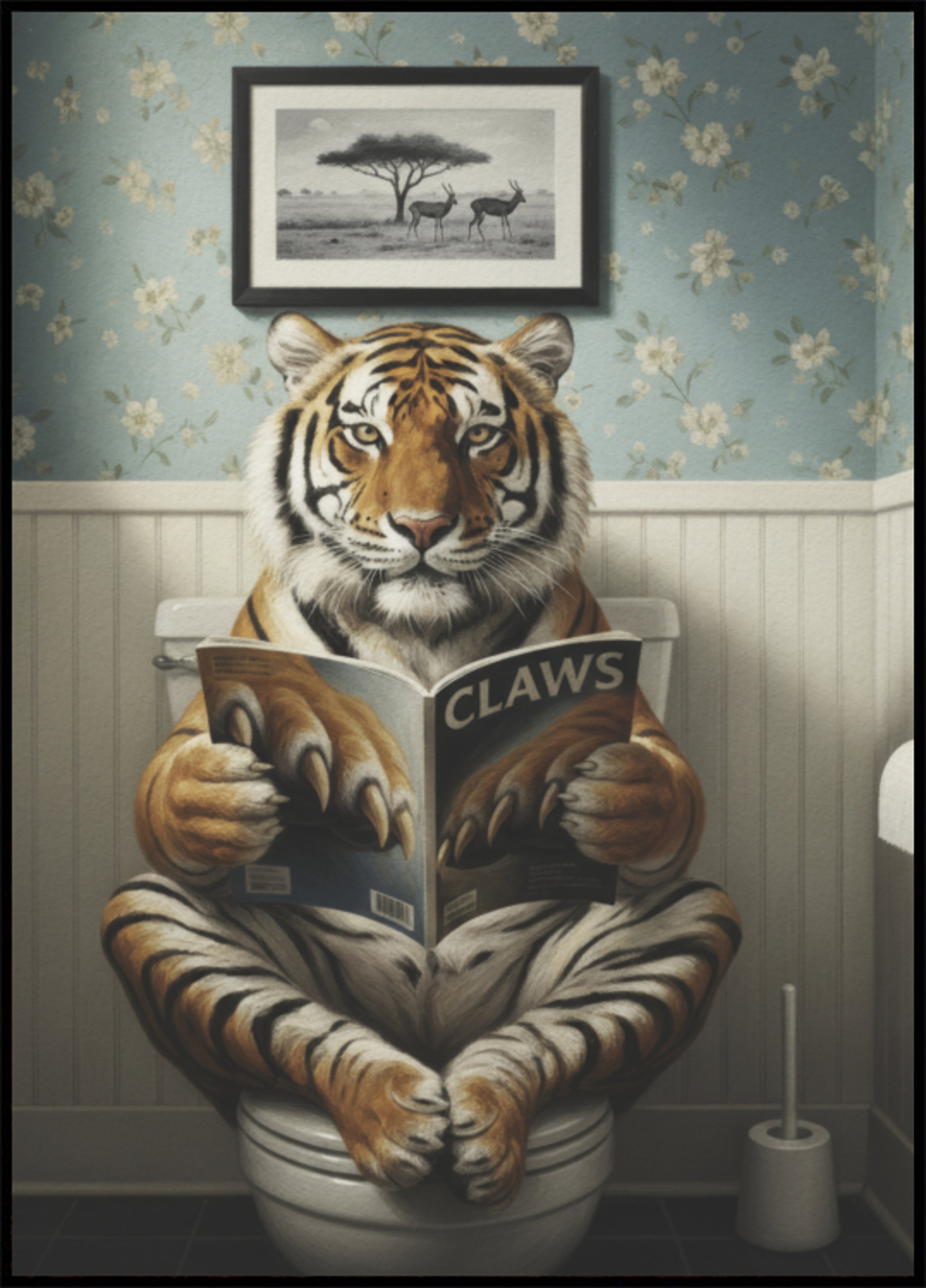 Skurrile Tiger-Lesekrallen
