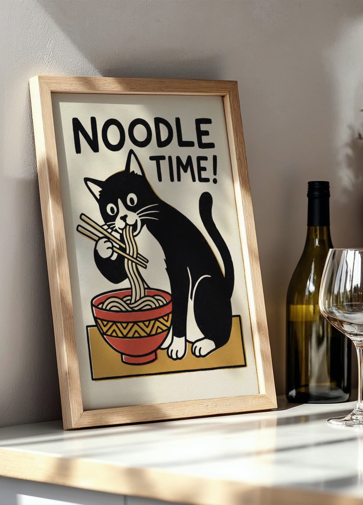 Nudelzeit-Katze