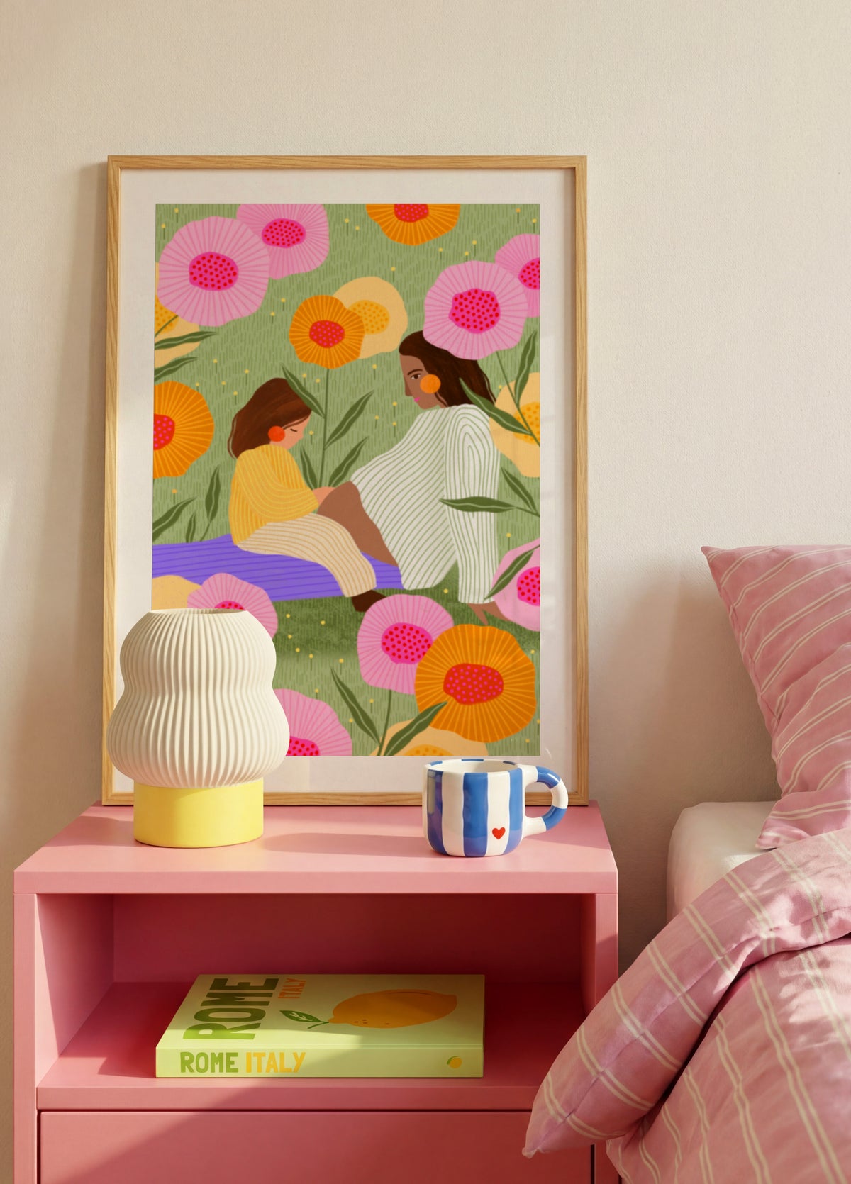 Sanfter Tag in Blumen