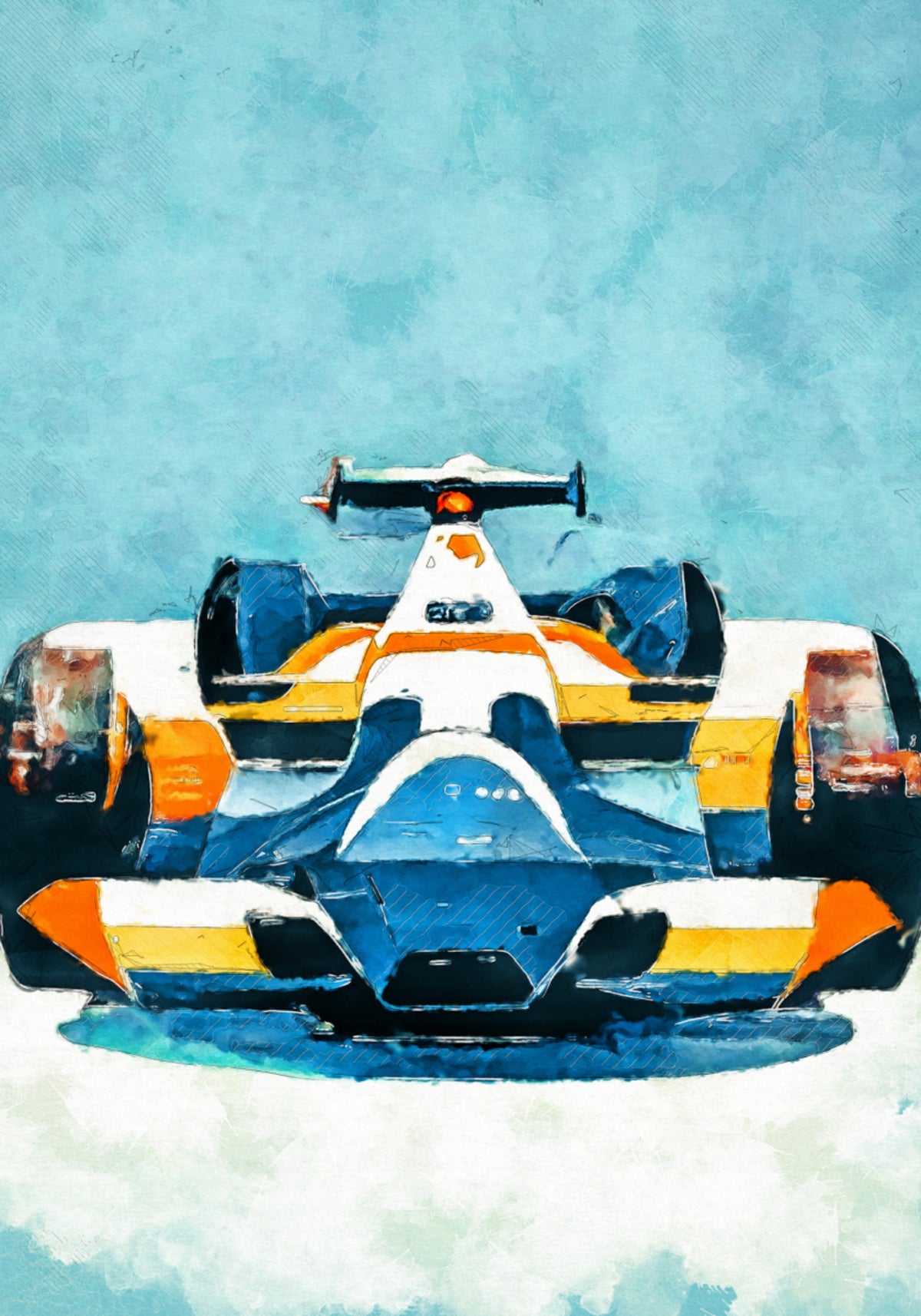 Dynamischer Formel-Rennwagen