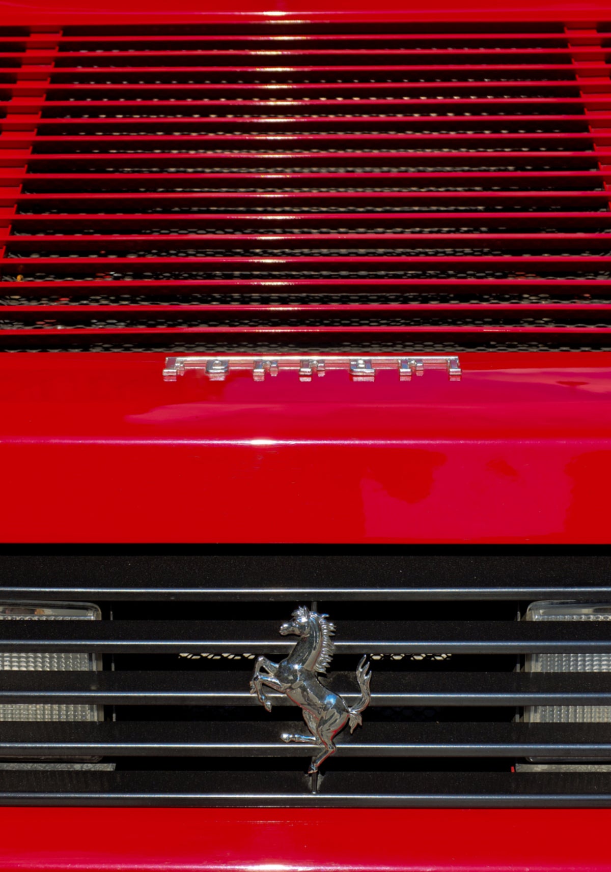 Klassischer roter Sportwagen