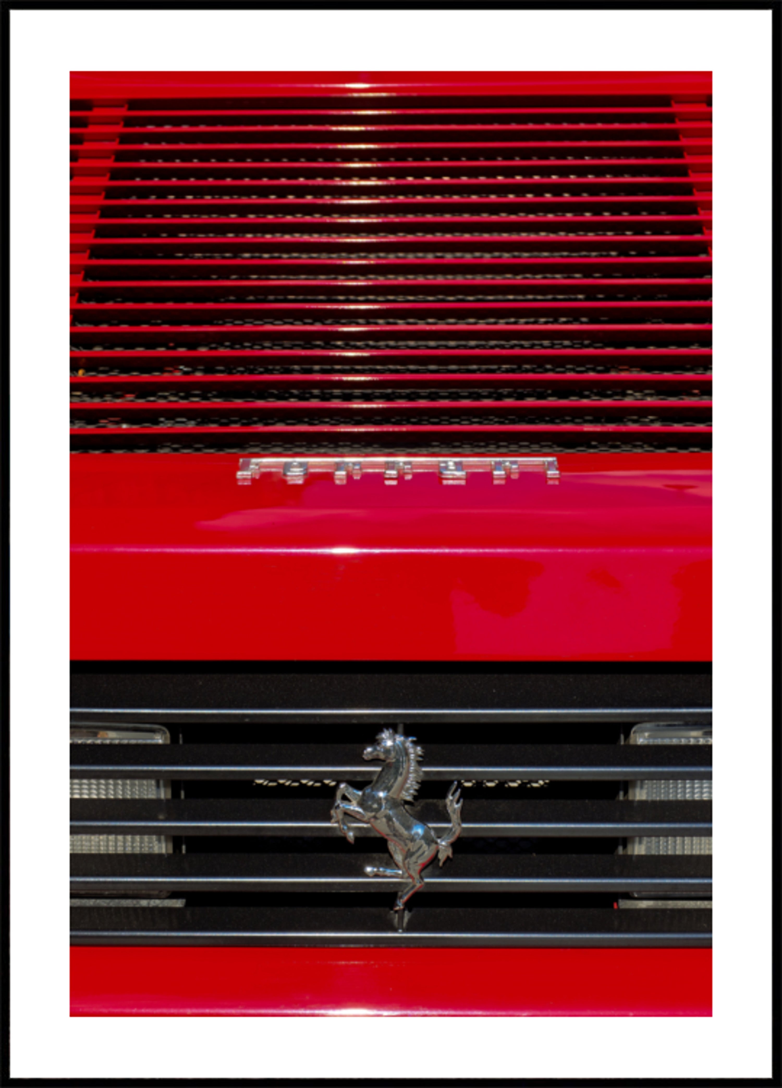 Klassischer roter Sportwagen