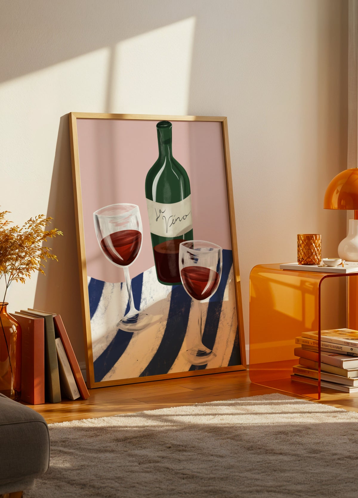 Rotwein-Stillleben