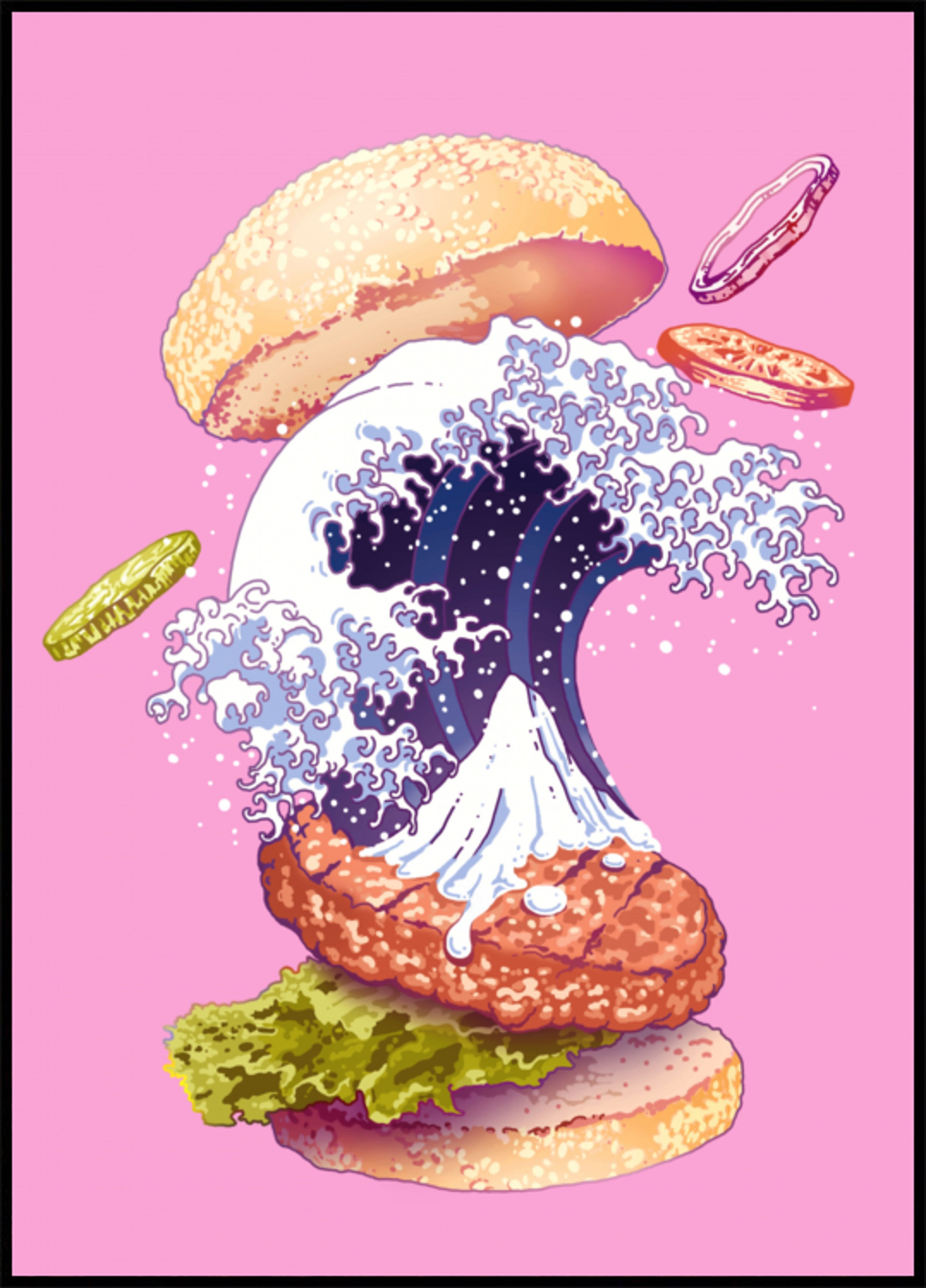 Dynamischer Wave-Burger