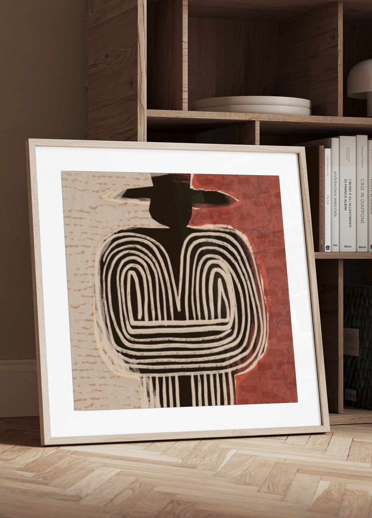 Stammesfigur, Mit, Hat