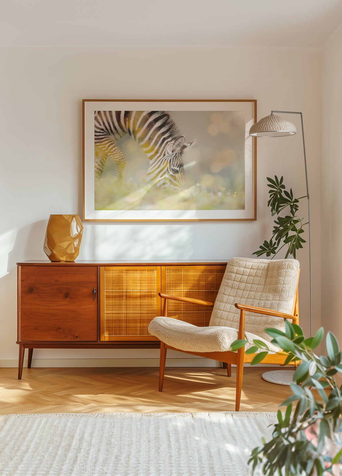 Friedliches Zebrafohlen