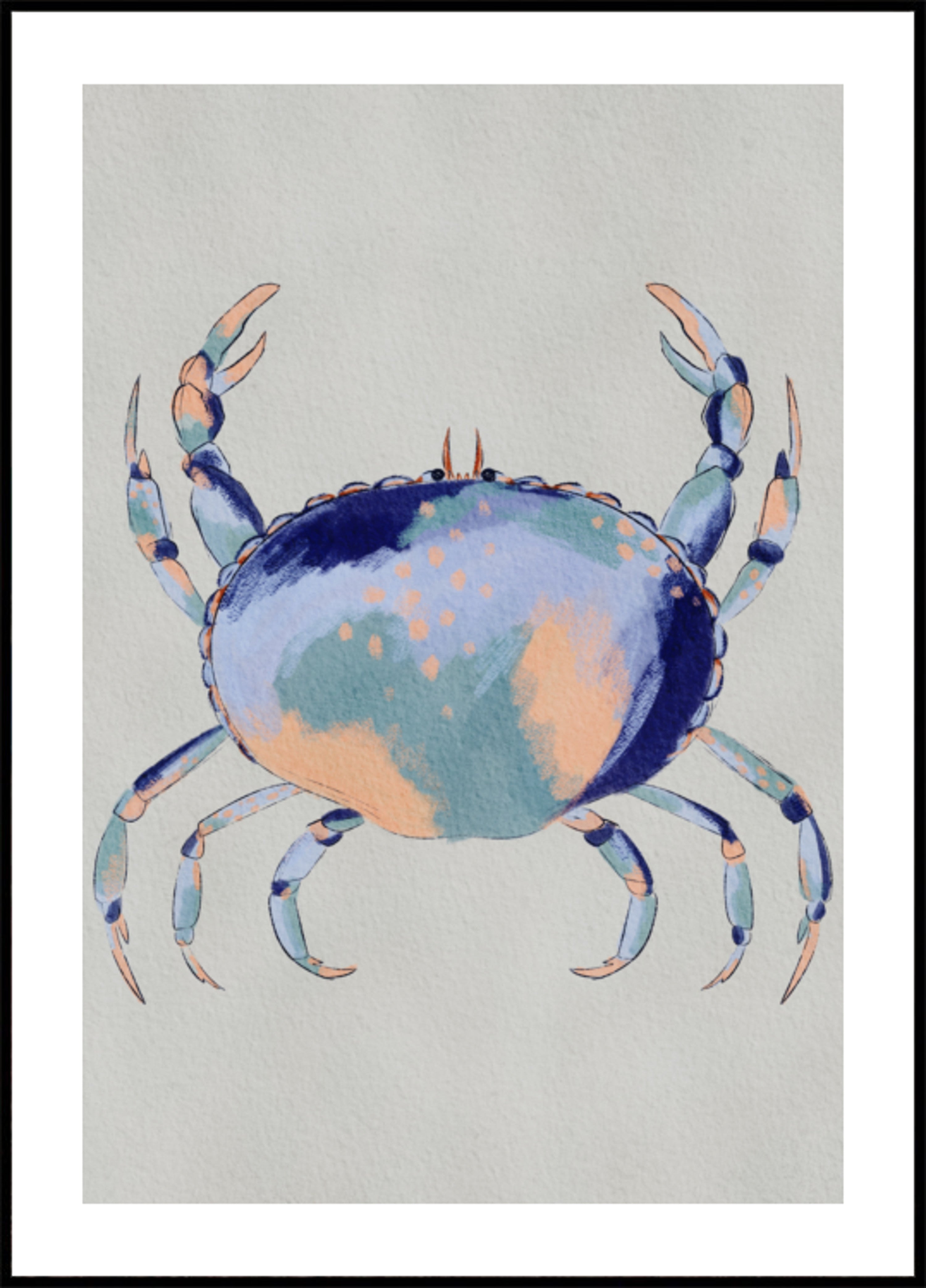 Ruhige blaue Krabbe