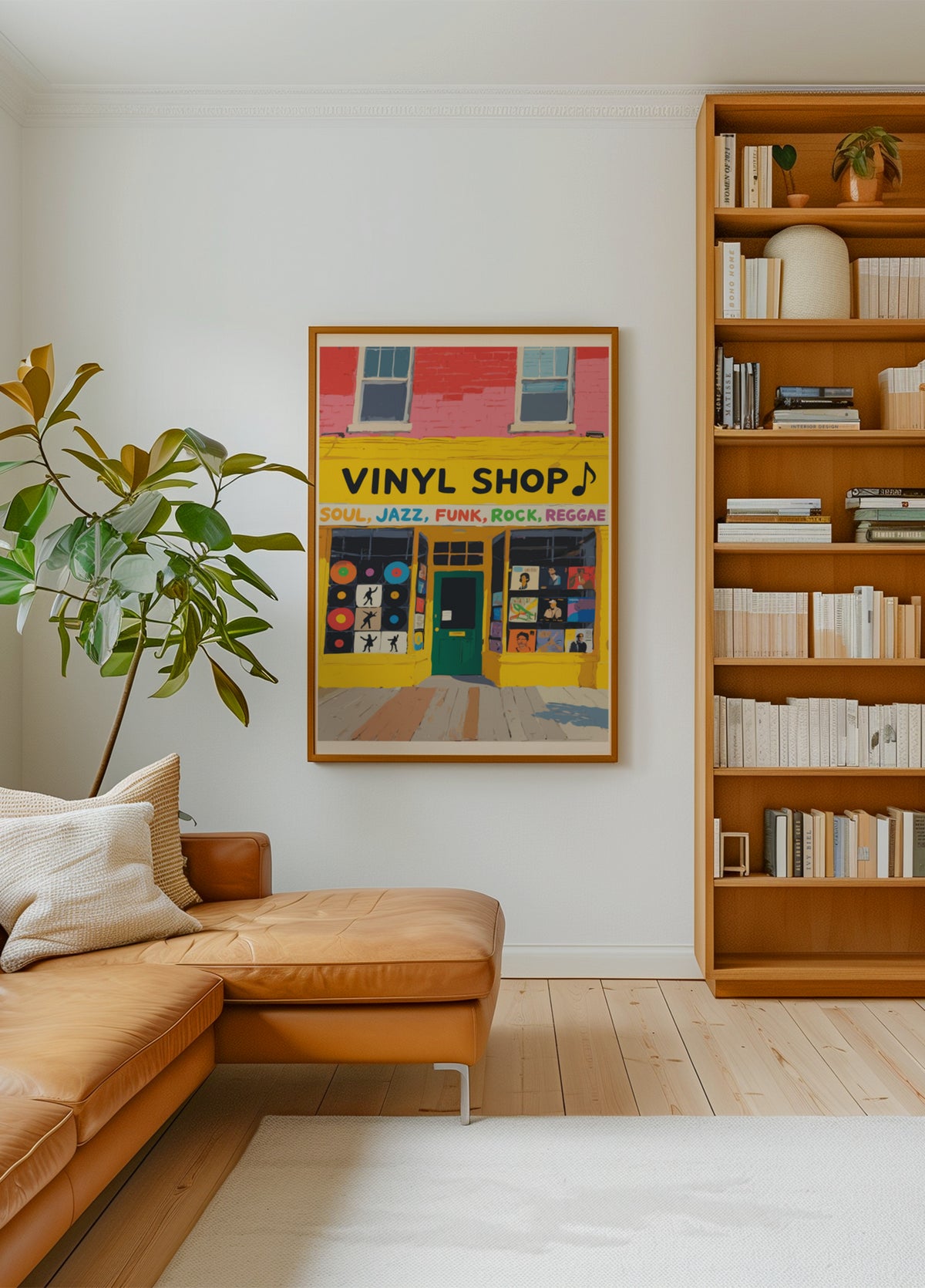 Bunter Vinylladen